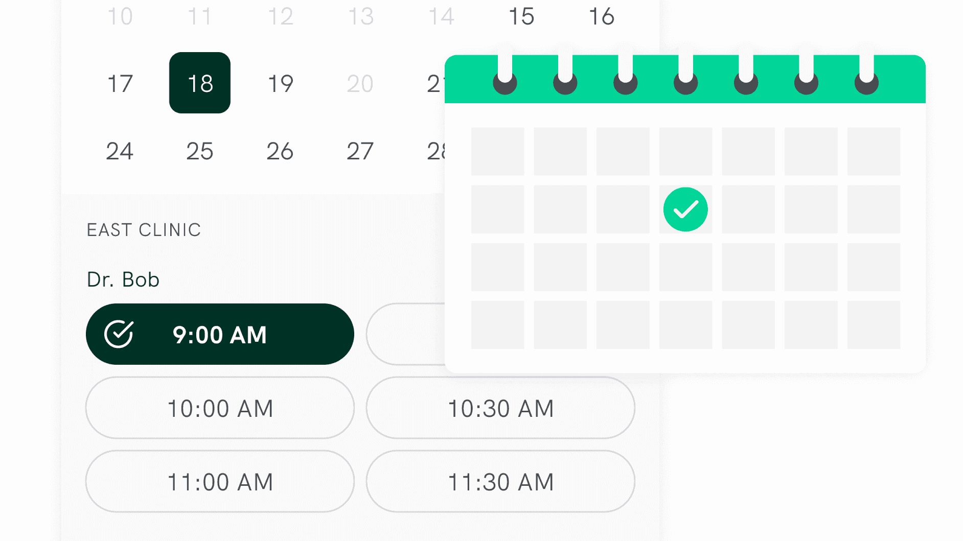 Appointment calendar